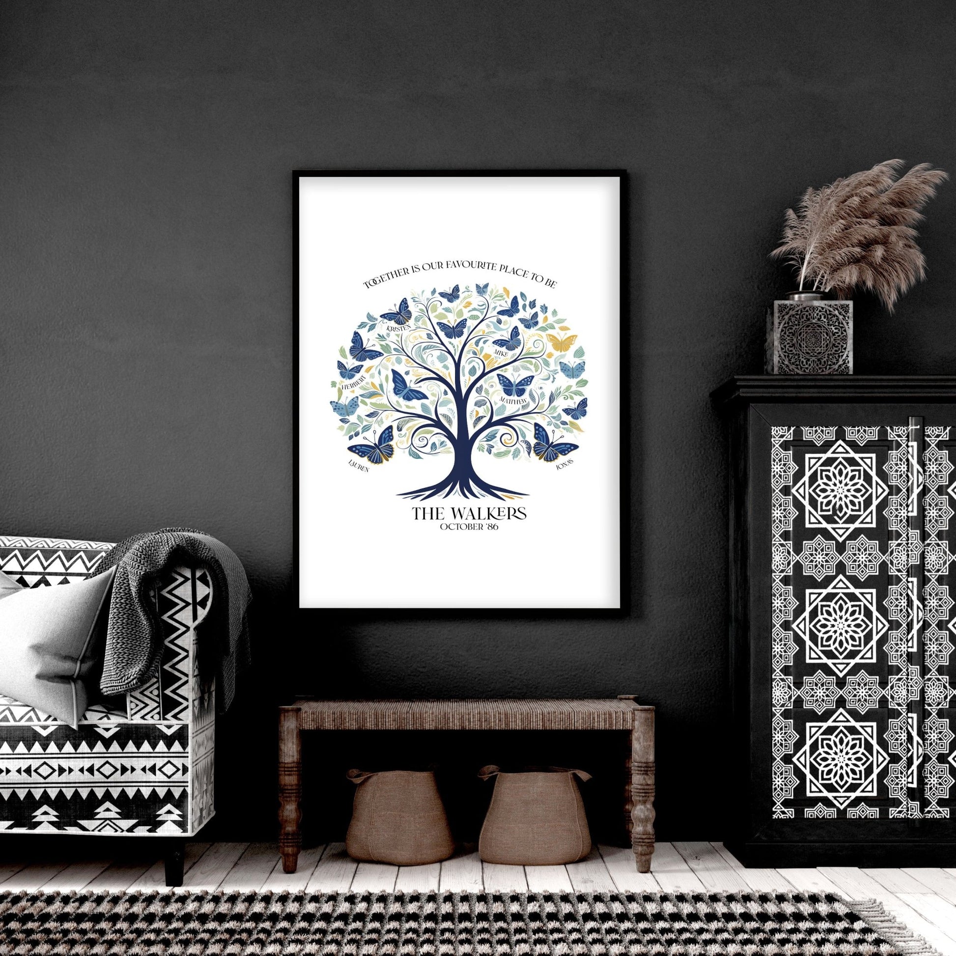Print For Living Room | Set of 1 Botanical Wall art Prints