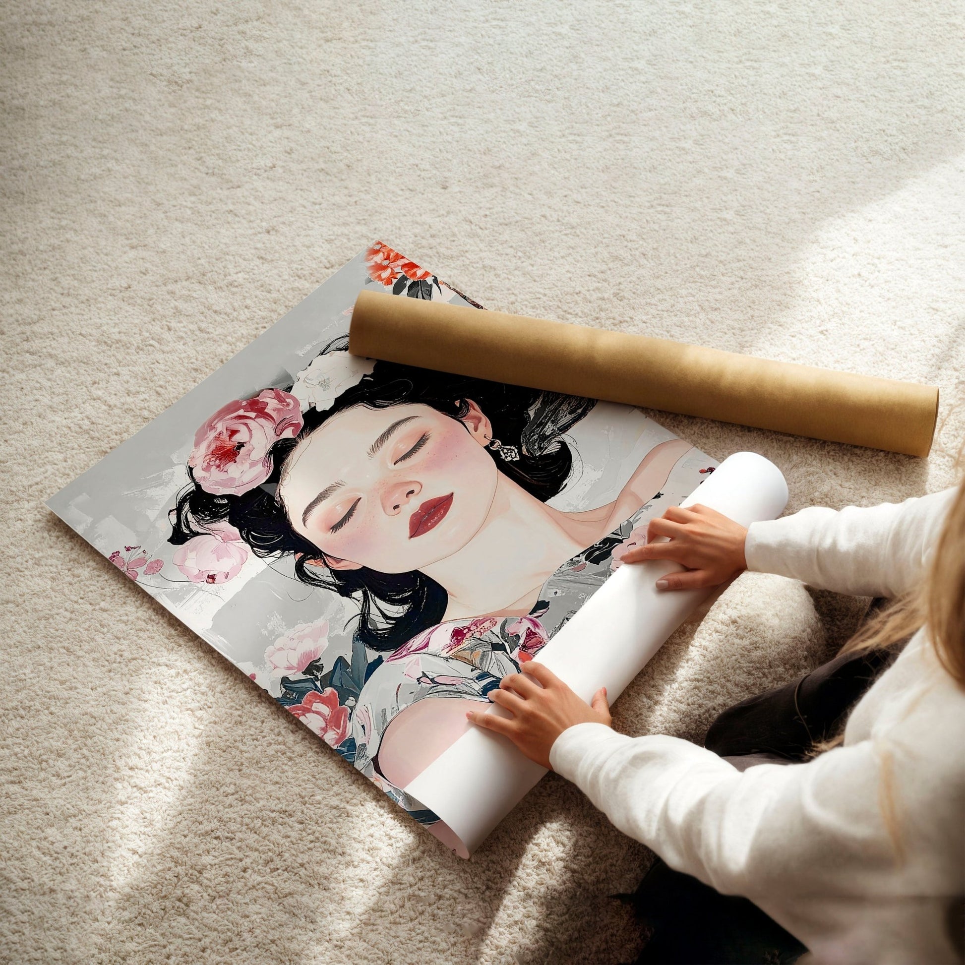 Print Sets Of 3 | Set of 3 Boho Women Wall art Prints