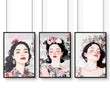Print Sets Of 3 | Set of 3 Boho Women Wall art Prints