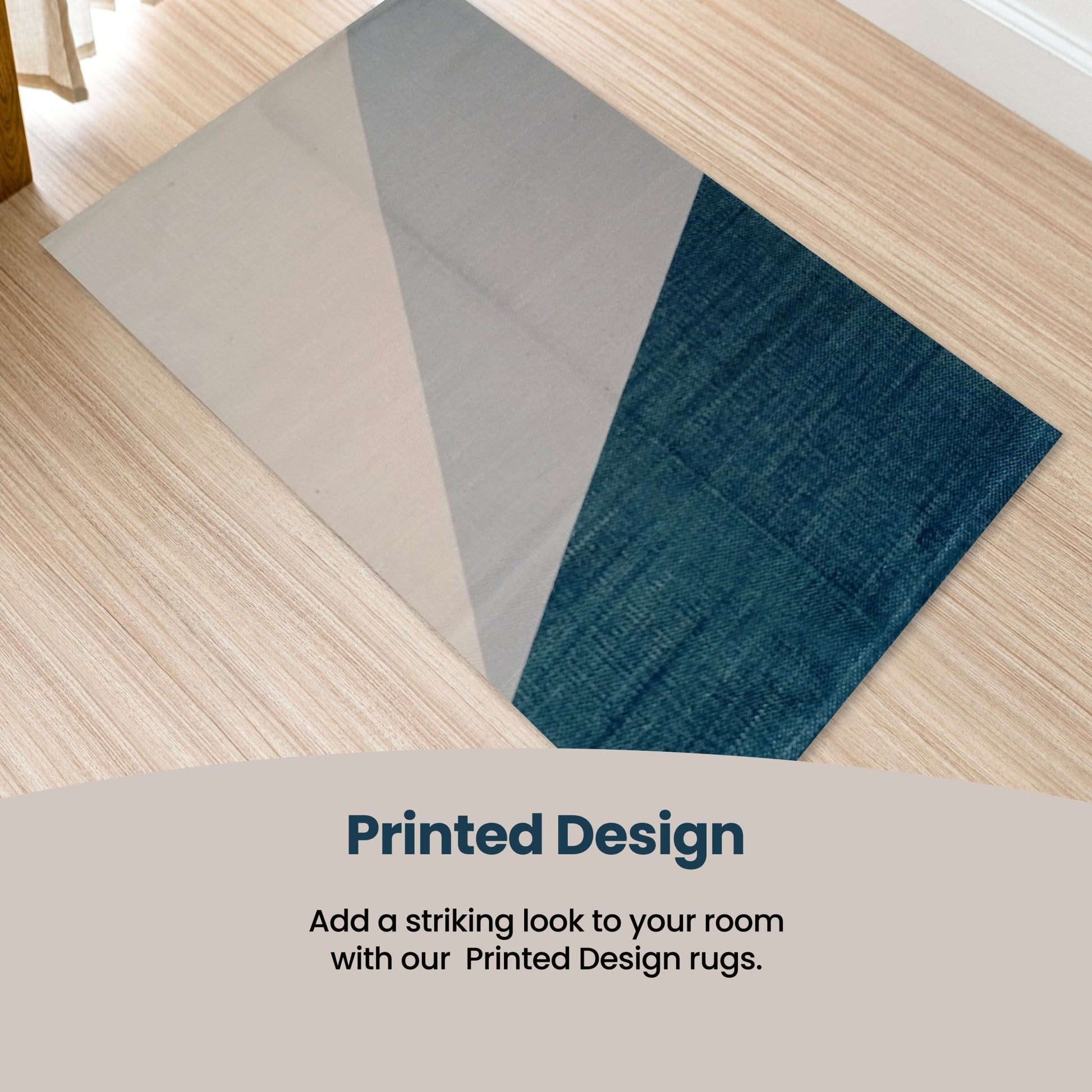 Printed Rug Oslo Design Modern Non - Slip Soft Durable Floor Rug for Living Room Bedroom office