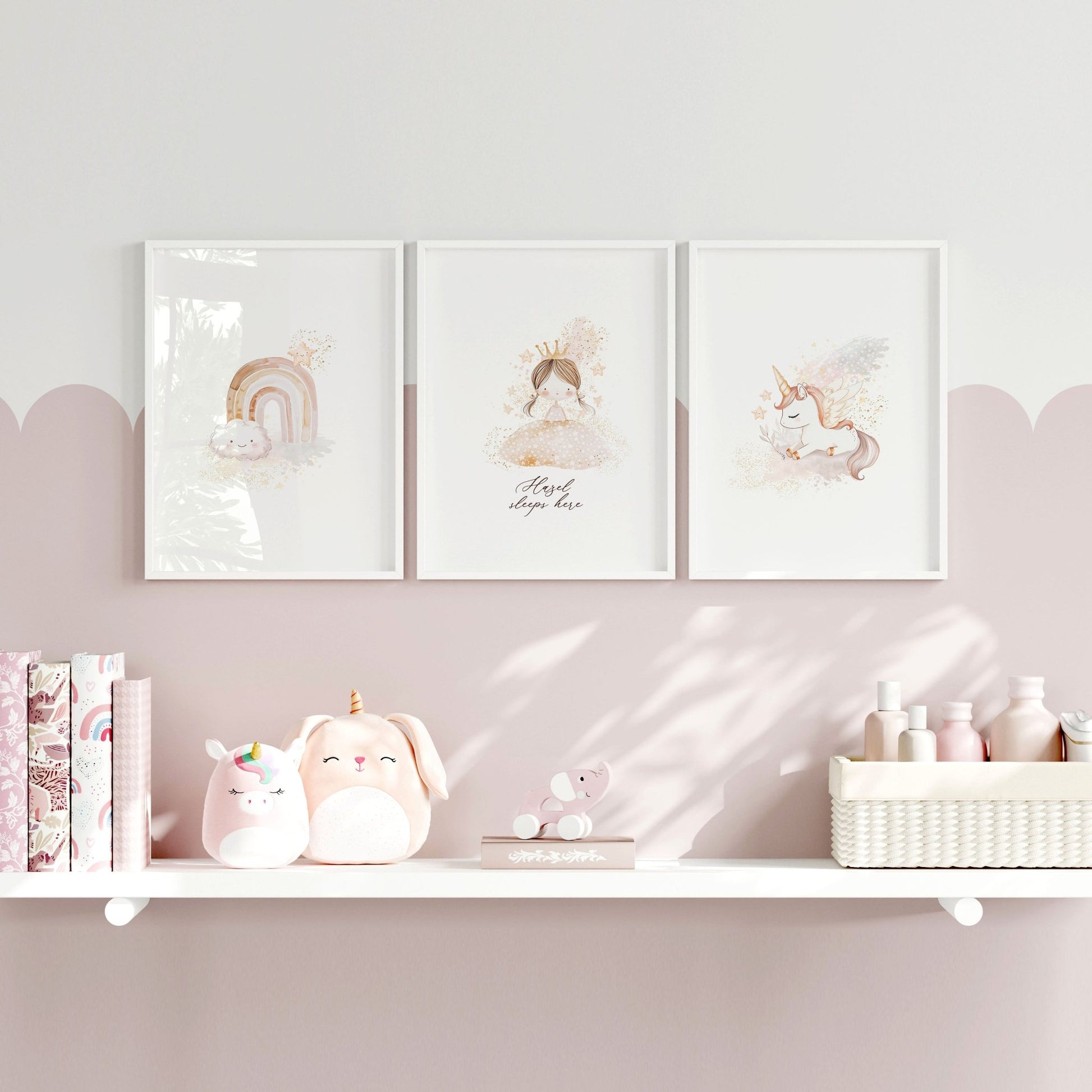 Prints Childrens Bedrooms | Set of 3 wall art prints