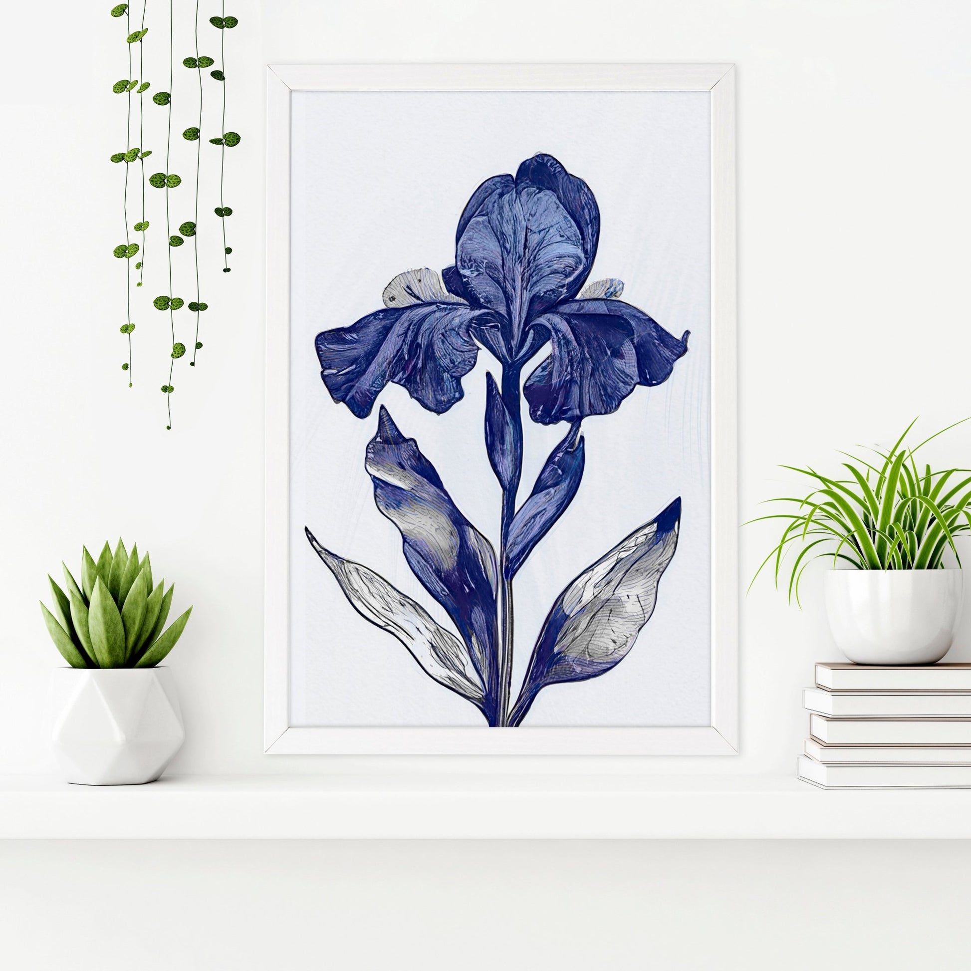 Prints For Bathroom | Set of 3 Botanical Wall art Prints