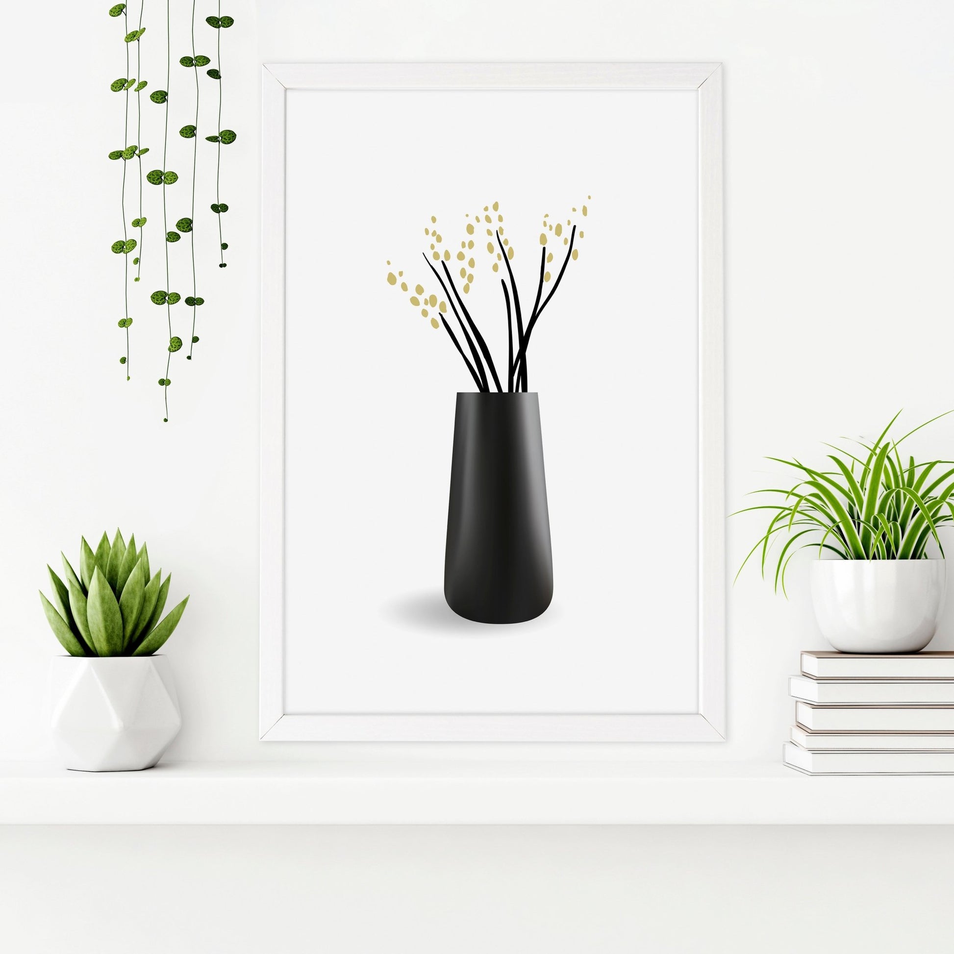 Prints For Bathroom Walls | Set of 3 Botanical Wall art Prints