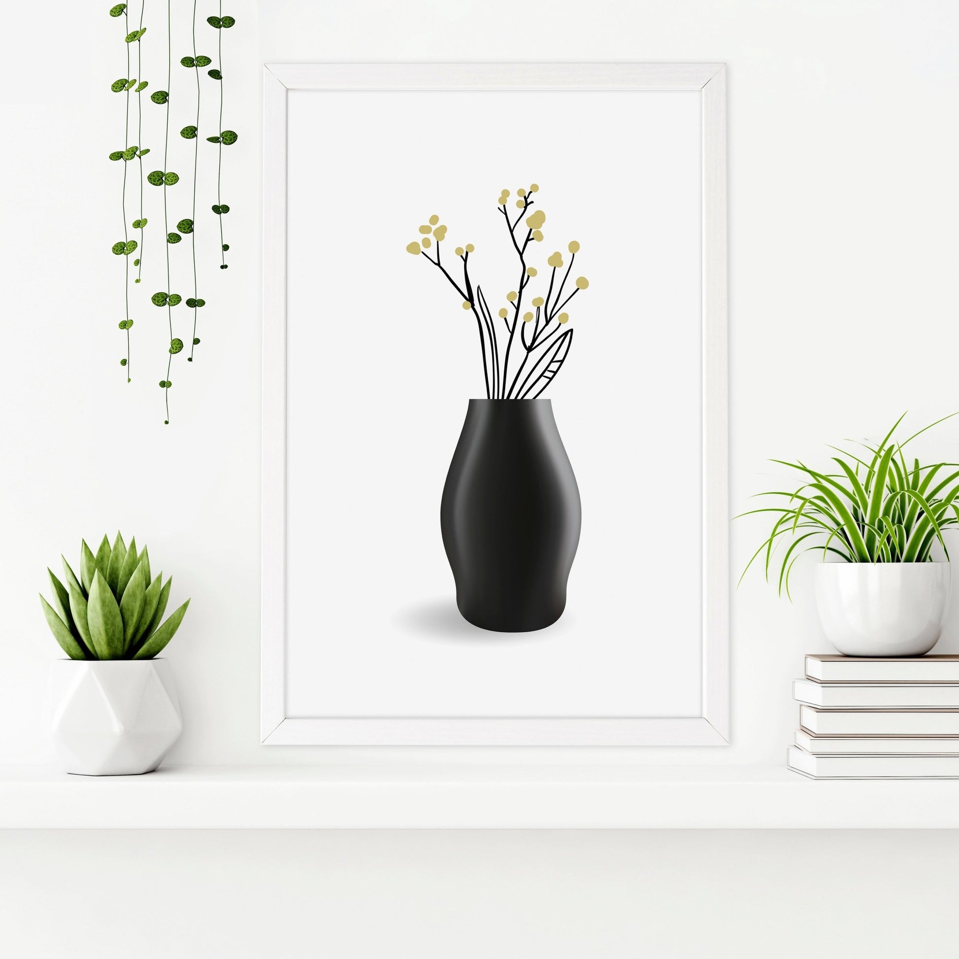 Prints For Bathroom Walls | Set of 3 Botanical Wall art Prints