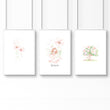 Prints For Nursery | Set of 3 wall art prints