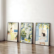 Prints of Lemons | Set of 3 Italian Lifestyle Wall art Prints