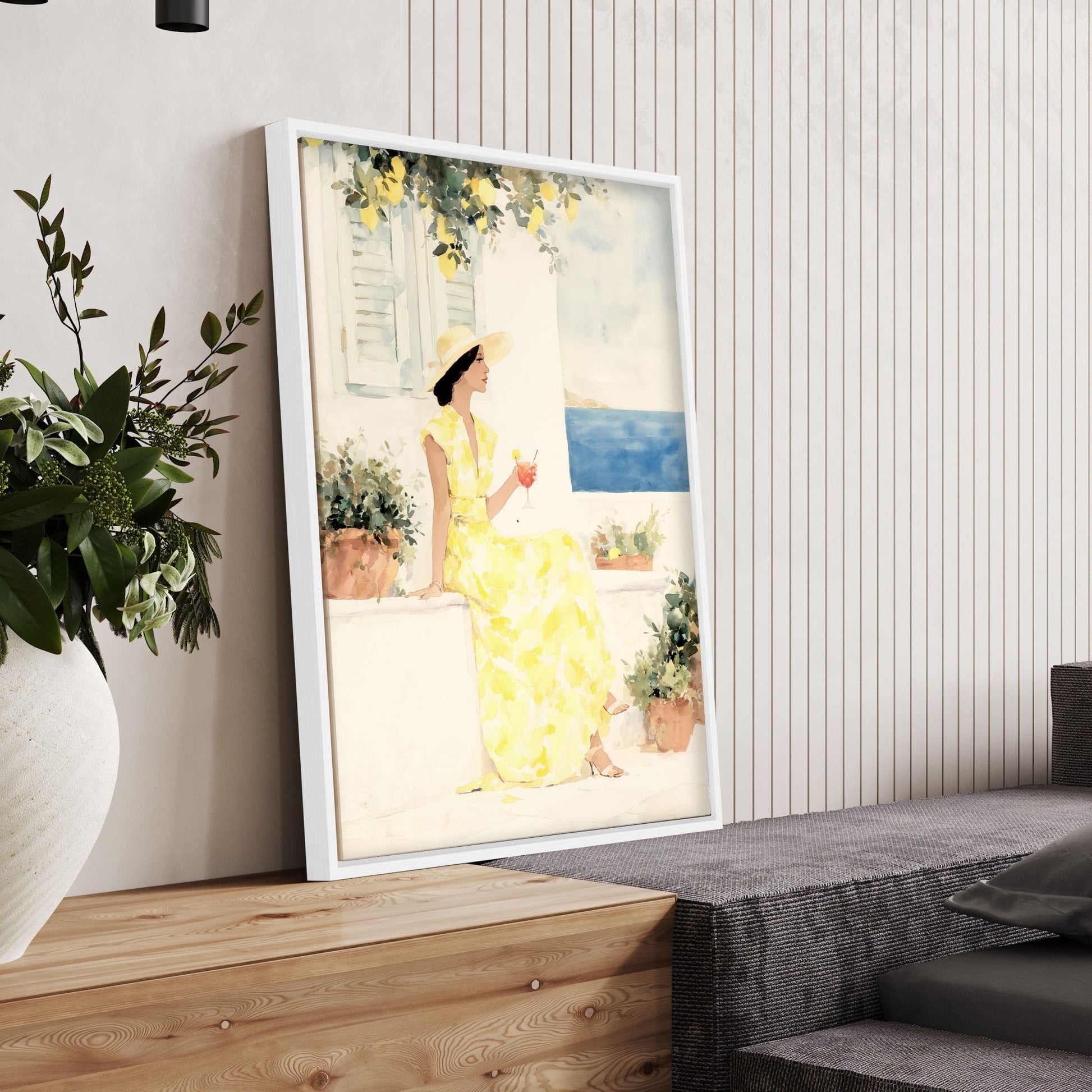 Prints of Lemons | Set of 3 Italian Lifestyle Wall art Prints