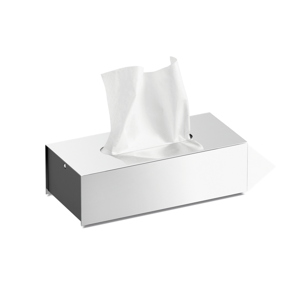 Puro Polished Stainless Steel Tissue Box 40093
