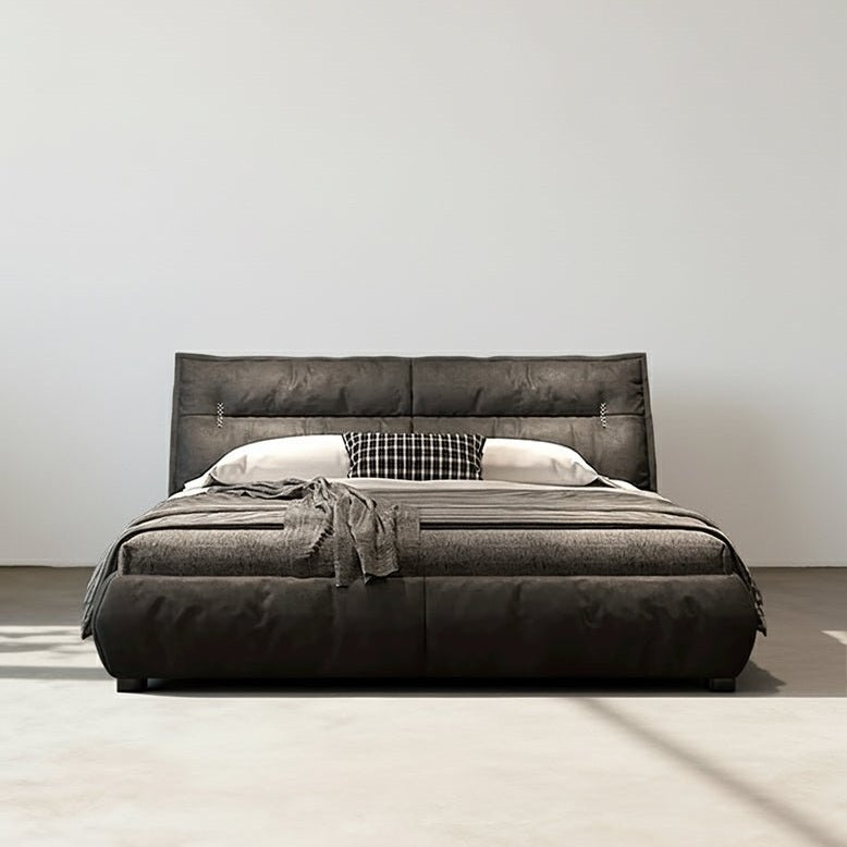 Raj King Size, Super King Size Bed With Storage, Dark Grey
