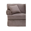 Ralph Three Seat Mink Velvet Right Chaise Sofa