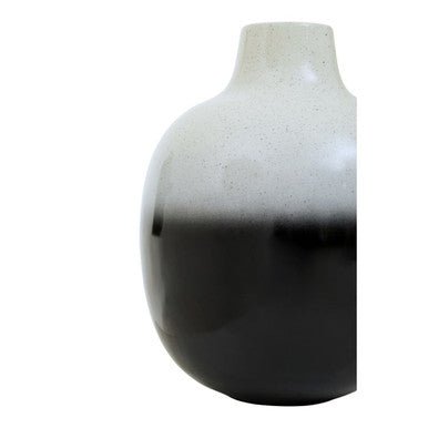 Ramus Large Black And White Ombre Vase