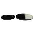 Ramus Set of Two Black And White Ombre Trays