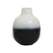 Ramus Small Black And White Ombre Vase