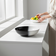 Ramus Black And White Ombre Bowl