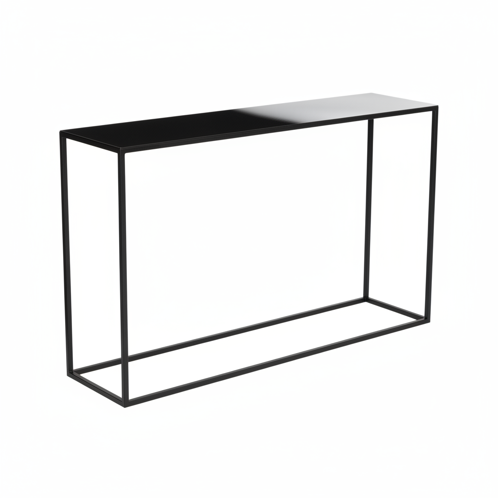 Ramus Black And White Ombre Console Table