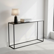 Ramus Black And White Ombre Console Table