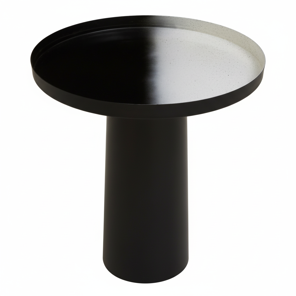 Ramus Black And White Ombre Side Table