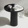 Ramus Black And White Ombre Side Table