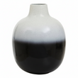 Ramus Large Black And White Ombre Vase