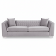 Rashika 3 Seat Grey Velvet Sofa