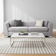 Rashika 3 Seat Grey Velvet Sofa