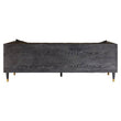 Raven 3 Seat Black Faux Leather Sofa