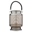 Raya Small Nickel Stripe Lantern