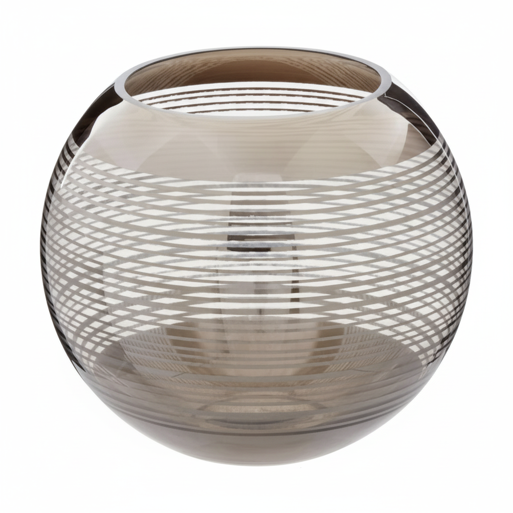 Raya Large Rounded Glass Vase