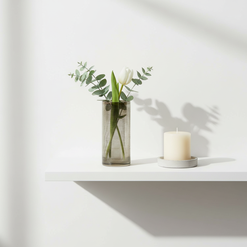 Raya Small Cylinder Glass Vase