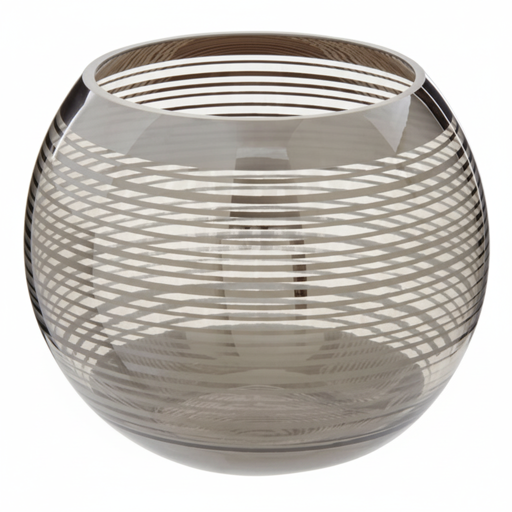 Raya Small Rounded Glass Vase
