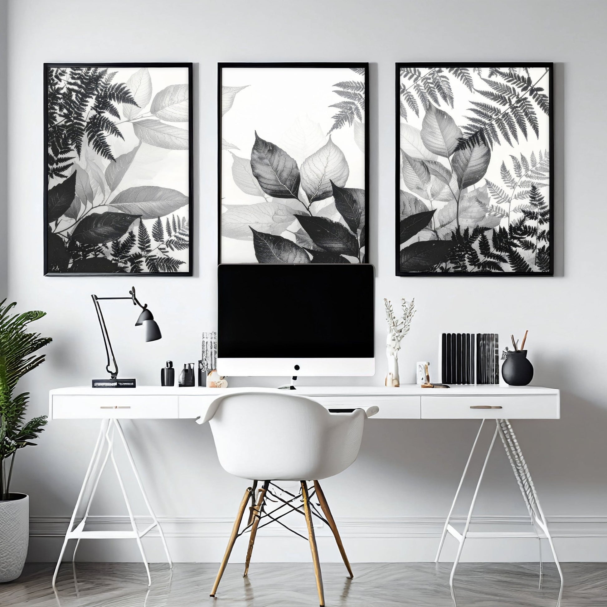 Reception Decoration | Set of 3 Botanical Wall art Prints