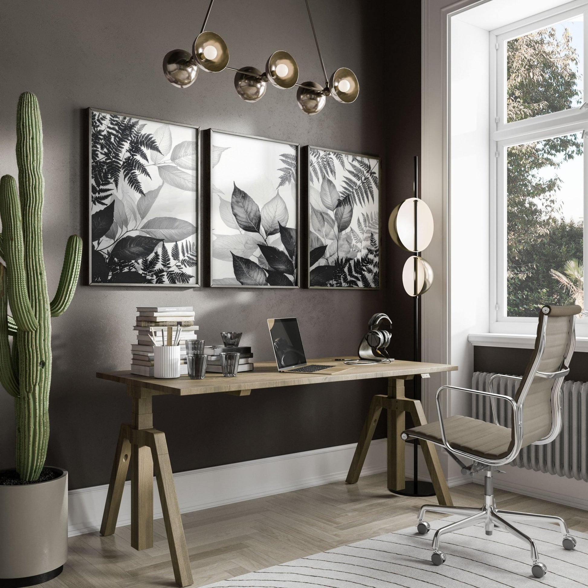 Reception Decoration | Set of 3 Botanical Wall art Prints