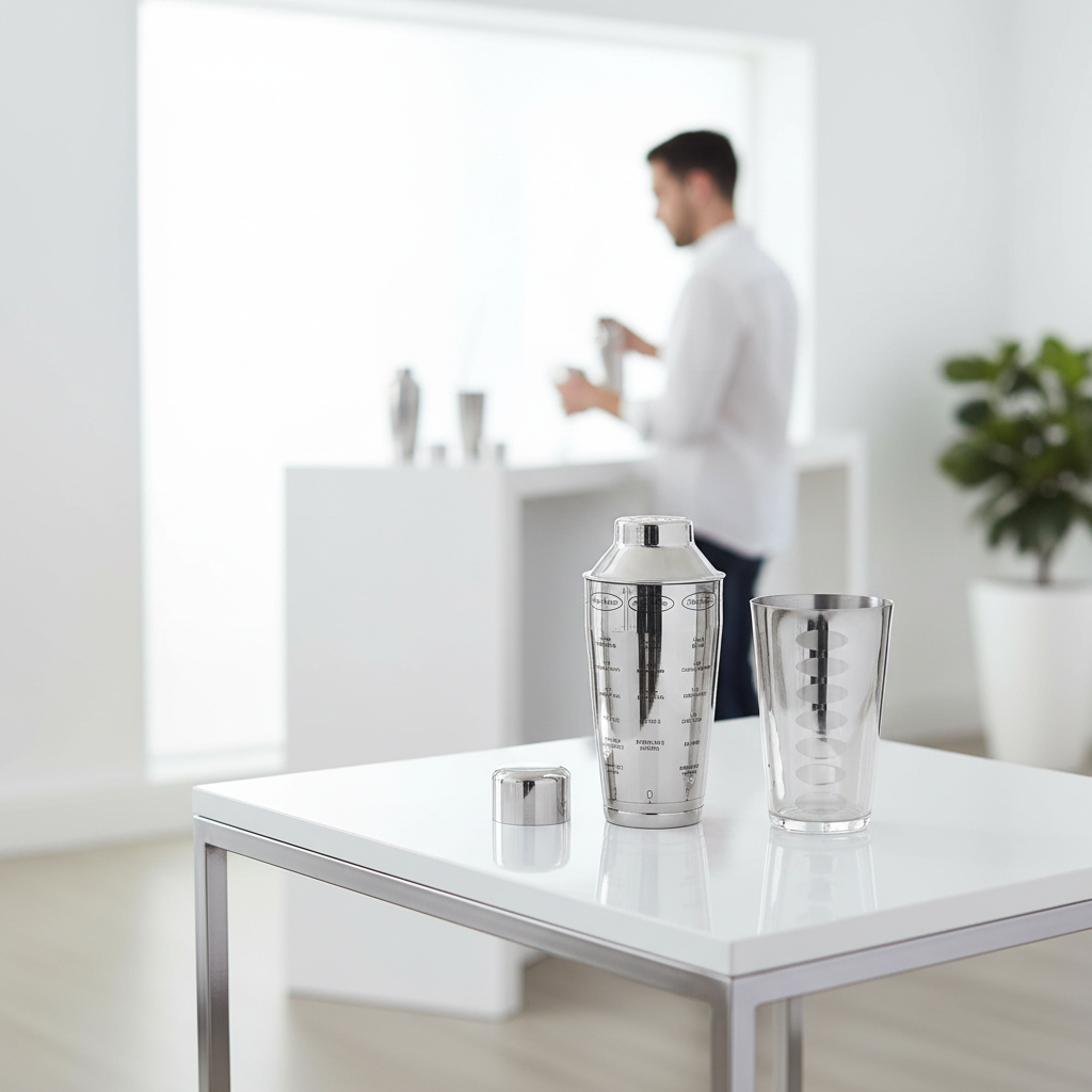 Recipe Silver Cocktail Shaker