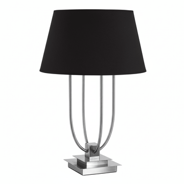 Regents Park Black Shade Table Lamp