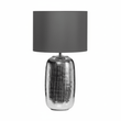 Regents Park Chrome Finish Ceramic Base Table Lamp