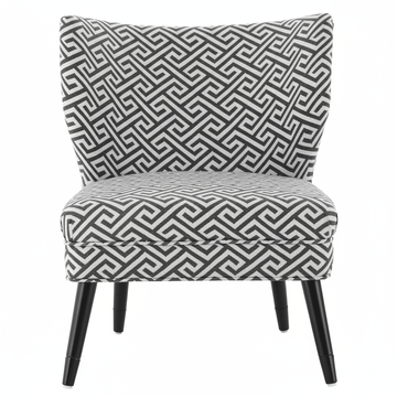Regents Park Greek Key Design Accent Chair