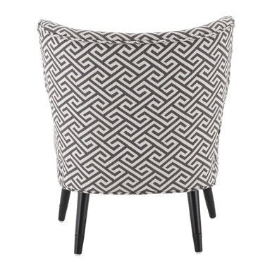 Regents Park Greek Key Design Accent Chair