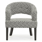 Regents Park Greek Key design Cutout Lounge Chair