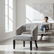 Regents Park Greek Key design Cutout Lounge Chair