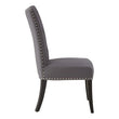Regents Park Grey Cotton And Linen Dining Chair