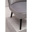 Regents Park Grey Velvet Chair
