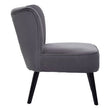 Regents Park Grey Velvet Chair