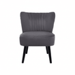 Regents Park Grey Velvet Chair