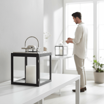 Regents Park Large Stainless Steel Lantern