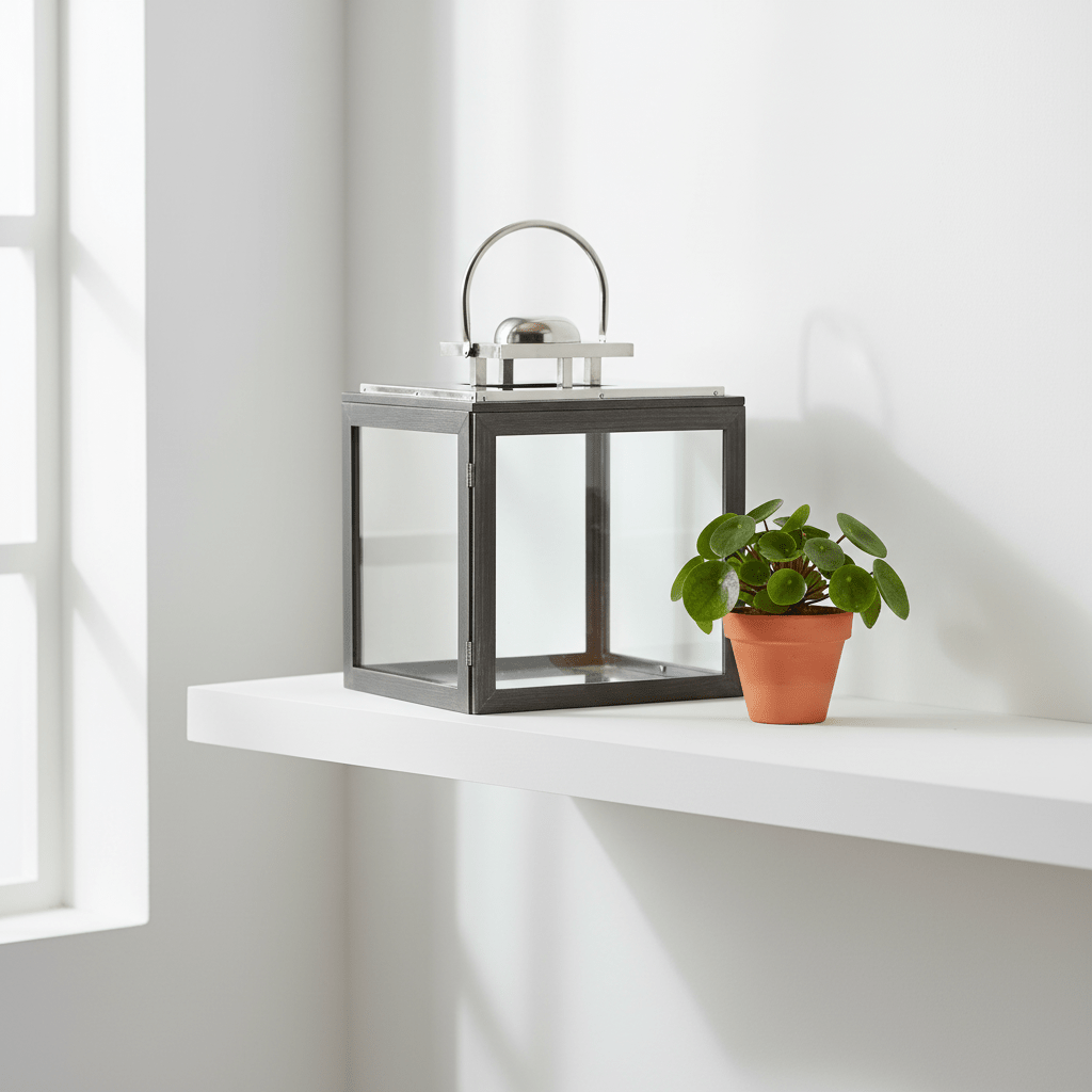 Regents Park Large Stainless Steel Lantern