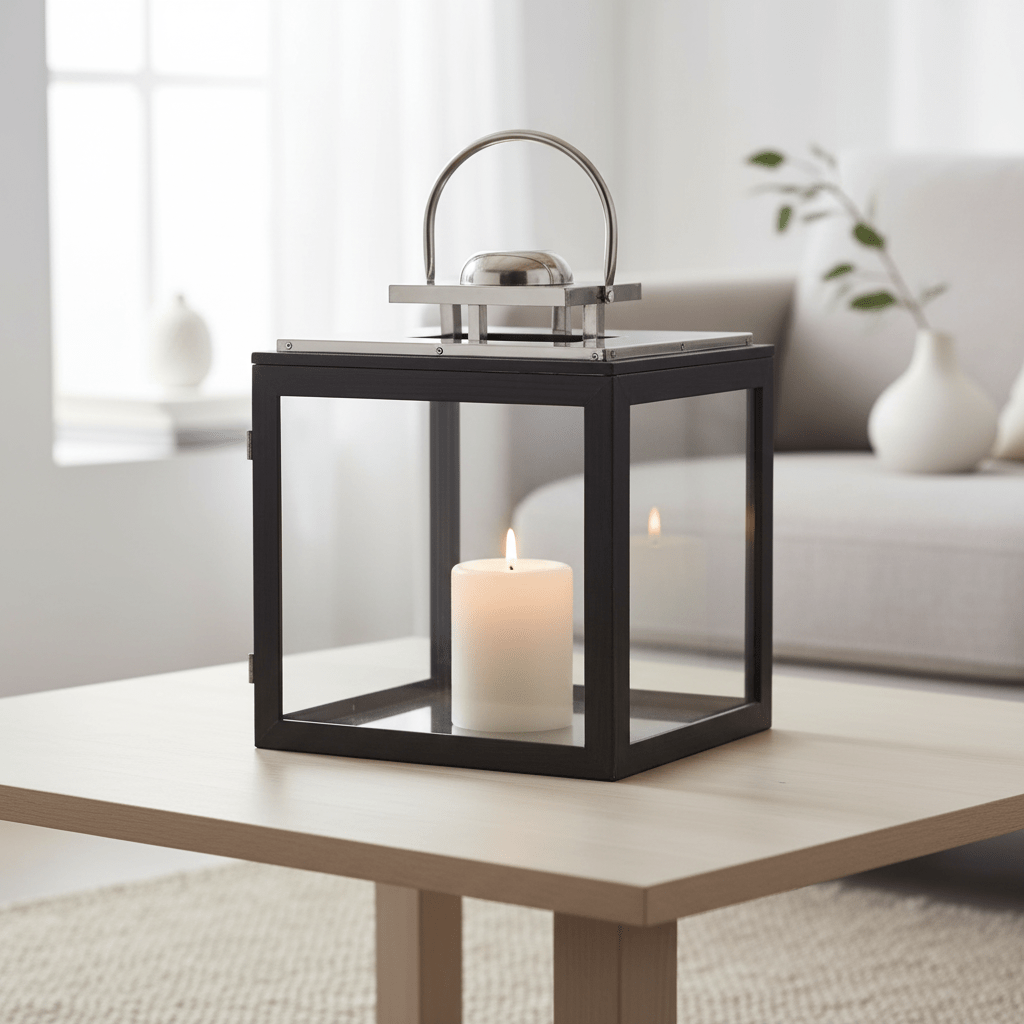 Regents Park Large Stainless Steel Lantern