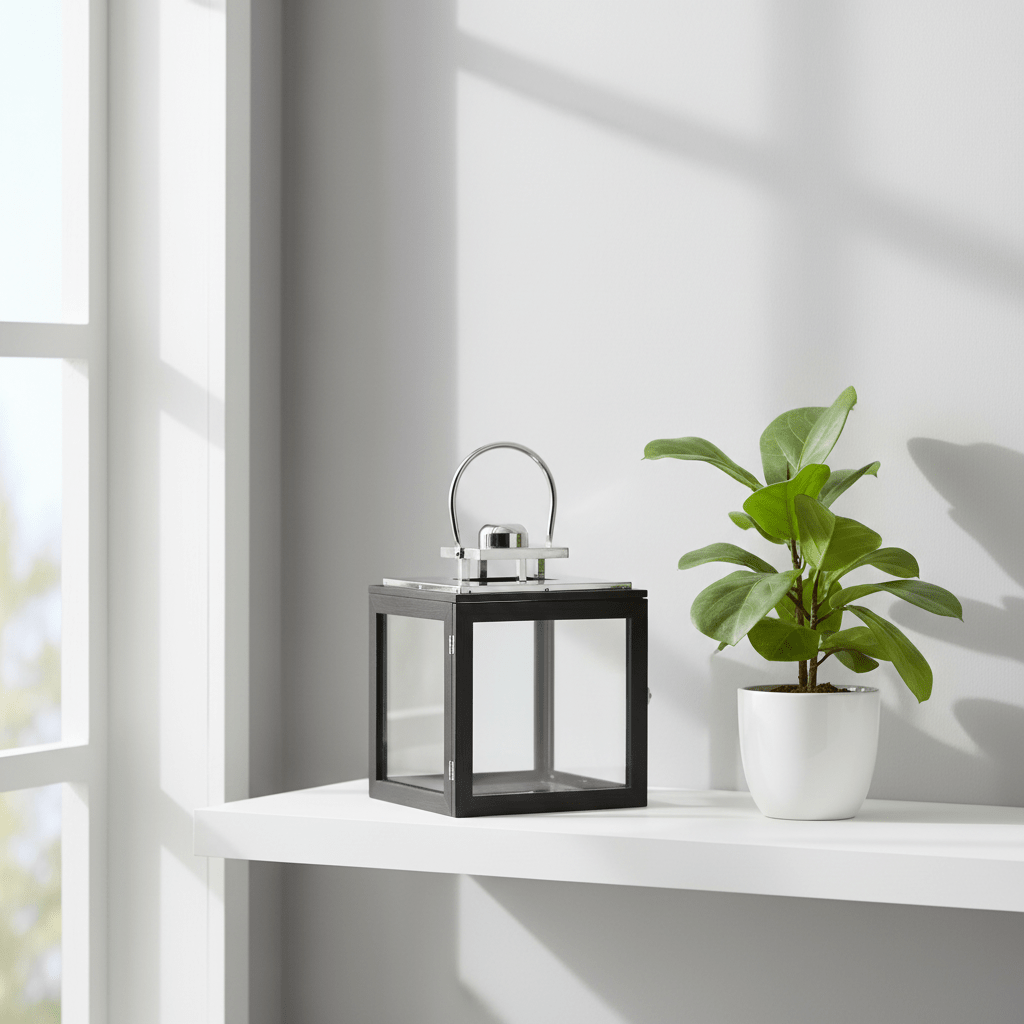 Regents Park Small Stainless Steel Lantern