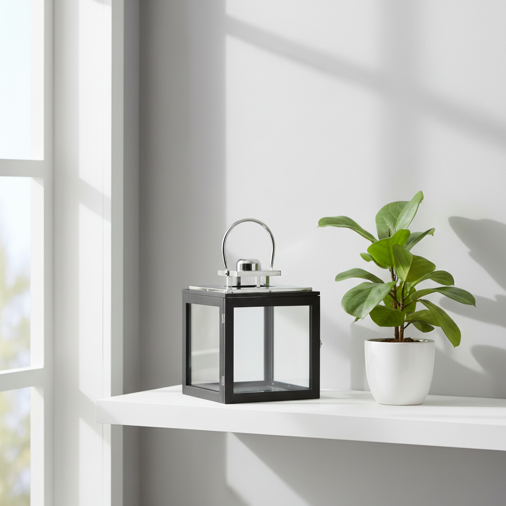 Regents Park Small Stainless Steel Lantern