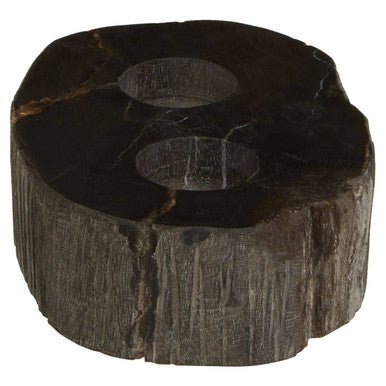Relic Petrified Wood 2 Tealight Holder