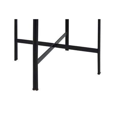 Relic Petrified Wood and Resin Side Table